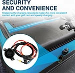charger receptacle for Club Car Precedent Tempo
